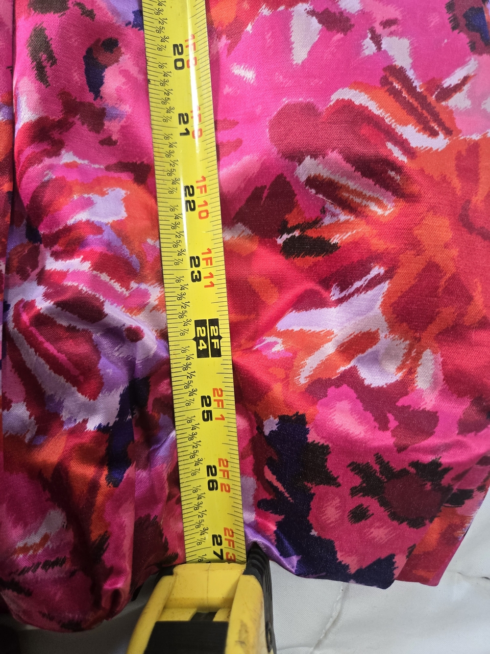 BCBGMaxAzria Hot Pink Floral Strapless Dress - Picture 10 of 14